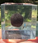 Rare 1970s Deepsea Ventures Polymetallic Nodule Lucite Paperweight Presentation — photo 10
