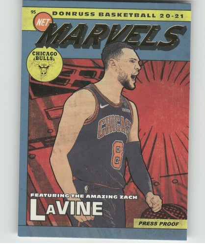 Zach LaVine [Press Proof] #2 2020 Donruss Net Marvels card