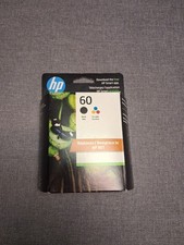 HP 60 Black and Tri-Color 2-Pack Ink Expired Oct 2025