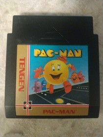 Lot Of 2 NES Games - Tengen Pac-Man & Super Mario Bros/Duck Hunt/Track Meet