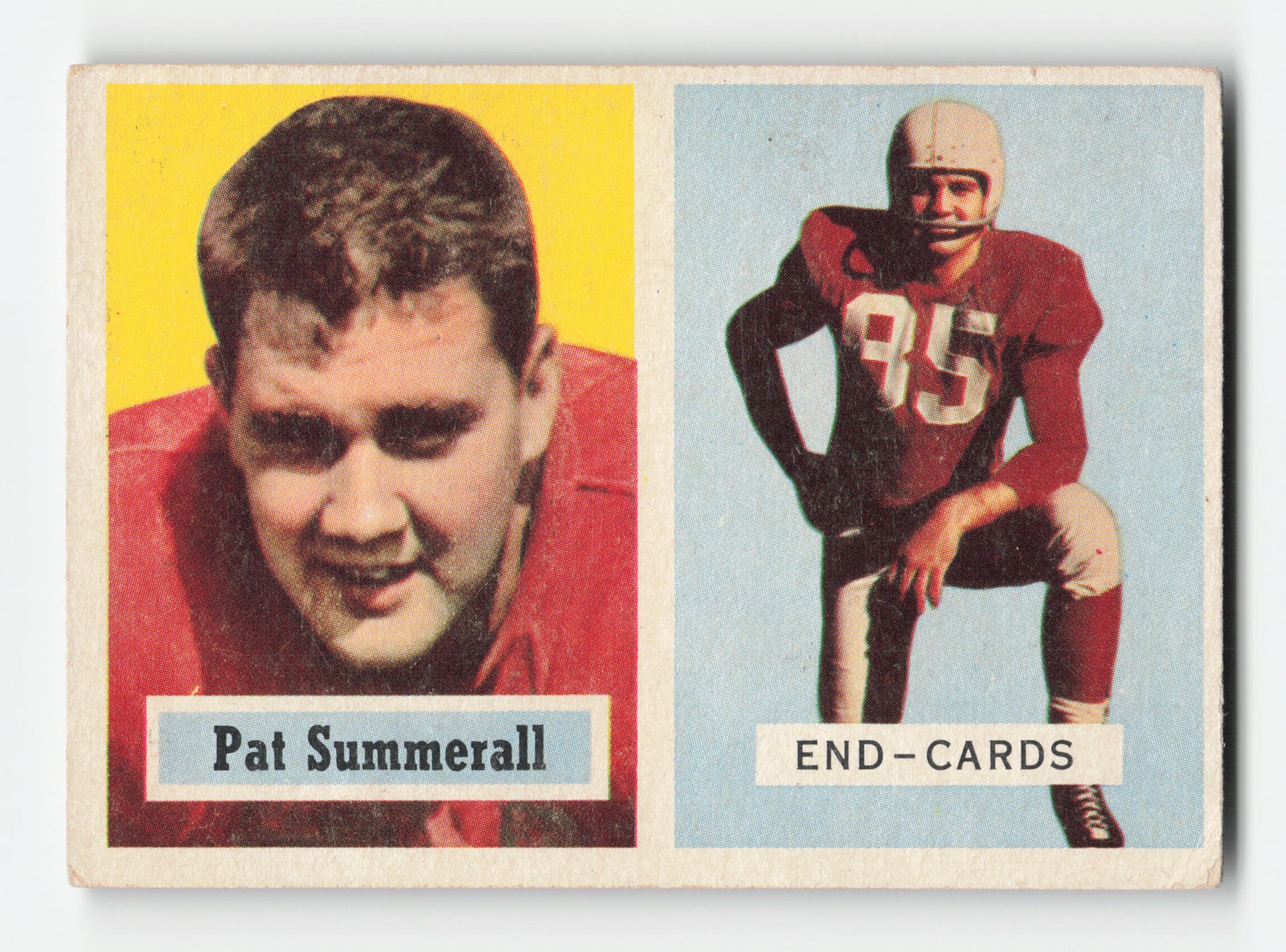 1957 Topps #14 Pat Summerall Very Good