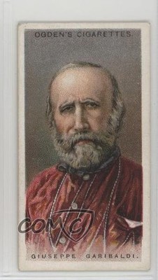 1924 ITC Leaders of Men Tobacco Ogden's Back Giuseppe Garibaldi #19 0y9e