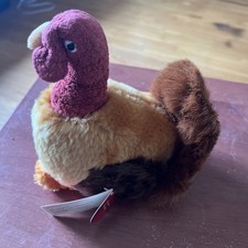 Russ Berrie Gobbles The Turkey Plush Stuffed Animal With Tags