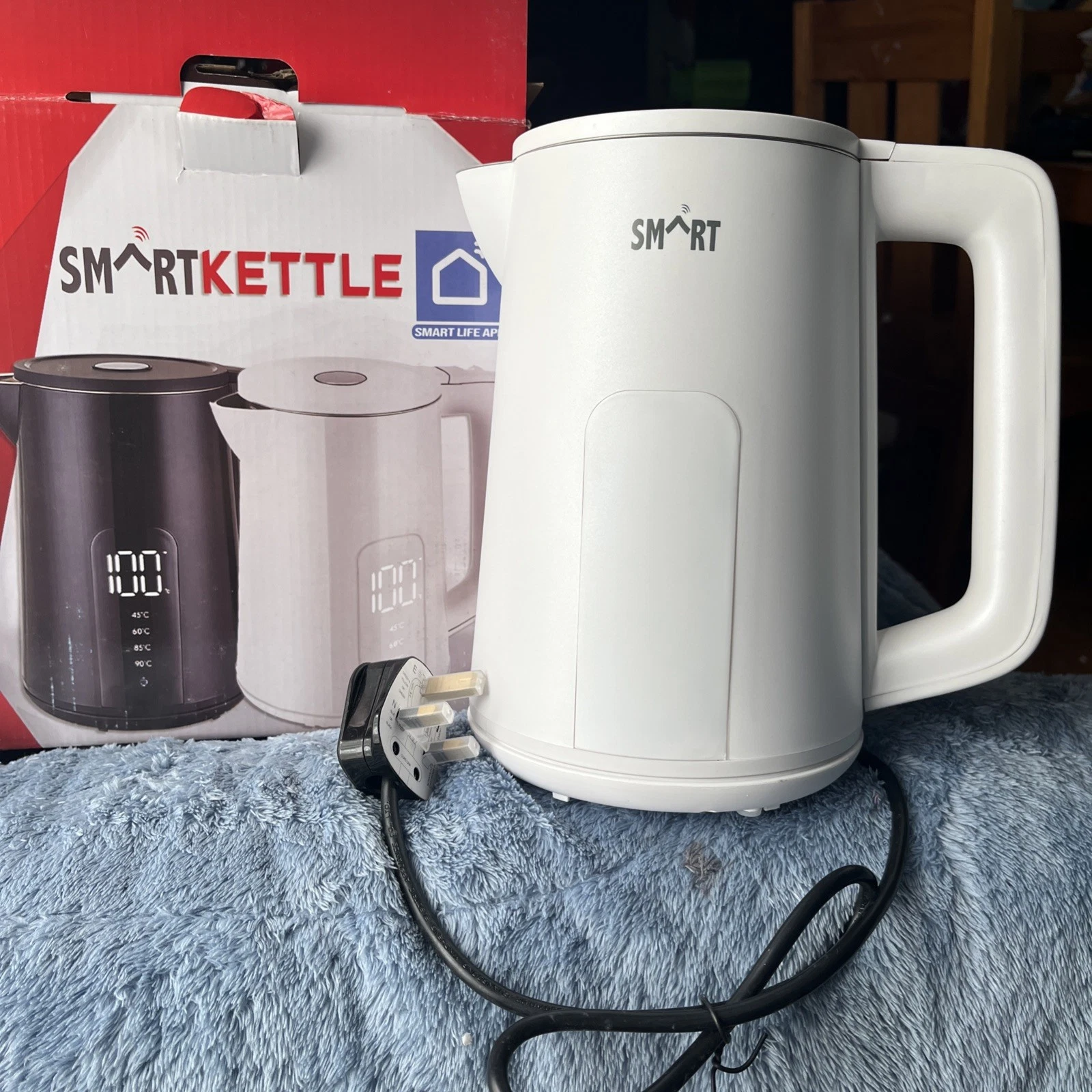 Smart Kettle 1.5 Smart Home Kettle app Controlled ByMobile inWhite Uk Seller New