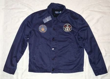Polo Ralph Lauren Sateen Utility Patch Navy Jacket RRP Men’s Large L   MSRP $498