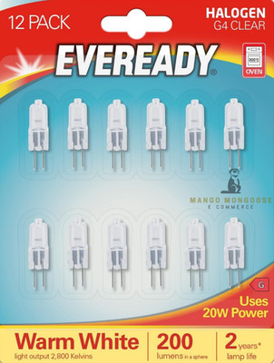12x G4 Halogen Kapsel Birne 20W Ersatzbirne Leuchte Lampe warmweiß 200Lumen 12V