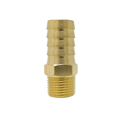 3/8 NPT Male Thread To 5/8  Hose Barb Brass Boost  Fitting Adapter (1PC)