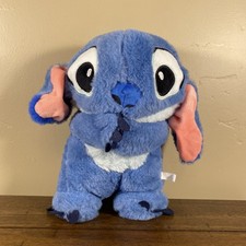 Lilo  Stitch Pink Plush Doll Breathing Light Music Sleep Soothing Toy