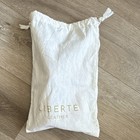 LIBERTÉ Leather Woven Block Heel Slide Sandals Beige Women Size 9 — photo 7