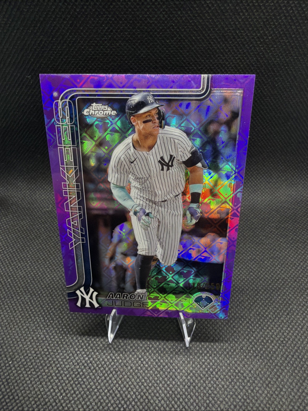 2025 Topps Chrome Logofractor Edition - Aaron Judge #99 Purple /250