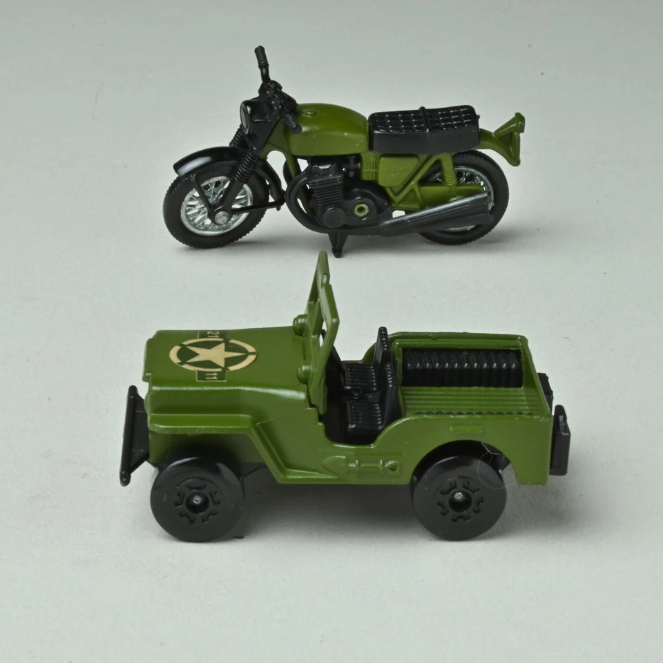 1976 Lesney Matchbox Two Pack (TP 11) – Military Jeep and Motorcycle - Image 4 of 4