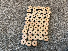 VTG LOT BOBBINS AMERICAN THREAD CO.   WHITE BLACK & BROWN THREAD-43 total