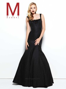 Mac-Duggal-48136-Authentic-Black-Midnight-Mermaid-Prom-Party-Gown-size-14