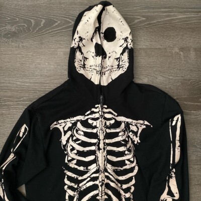XXXrude Skeleton Hoodie Hot Topic Lip Service Tripp Nyc Jnco | eBay