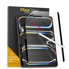 For iPad Pro 11  2024 Magnetic Removeable PET Screen Protector