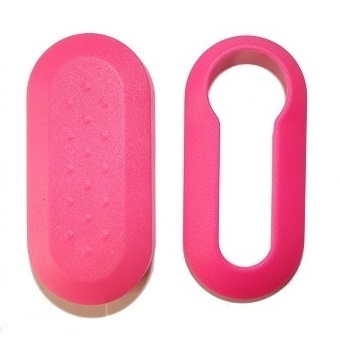 GUSCIO COVER CHIAVE ROSA FIAT GRANDE PUNTO BRAVO EVO 500 LANCIA YPSILON DELTA - Foto 1 di 1