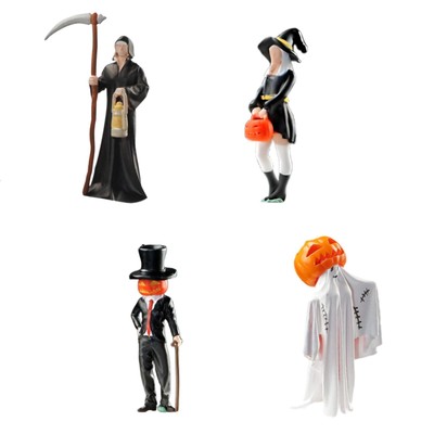 1:64 Halloween Miniatures Figurine Crafts for Diorama Miniature Scene Layout