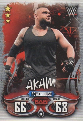 Tarjetas Topps WWE Slam Attax LIVE 2018 BASE SUPERSTAR #33 a #197 - Imagen 50 de 166