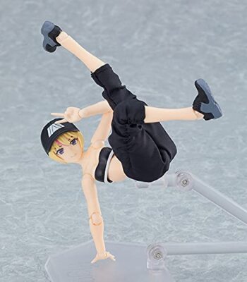 figma 524 Female Body (Yuki) w/ Techwear Outfit ABS&PVC non-scale