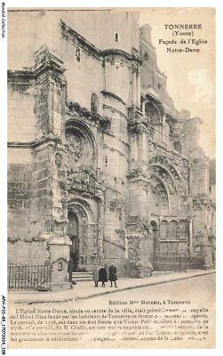 APHP10-0716-89 - Tonnerre - Fassade Von der Kirche Notre-Dame