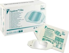 Apósito de película transparente 3M 1624W Tegaderm 2-3/8 pulgadas x 23/4 pulgadas. (Juego de 8)