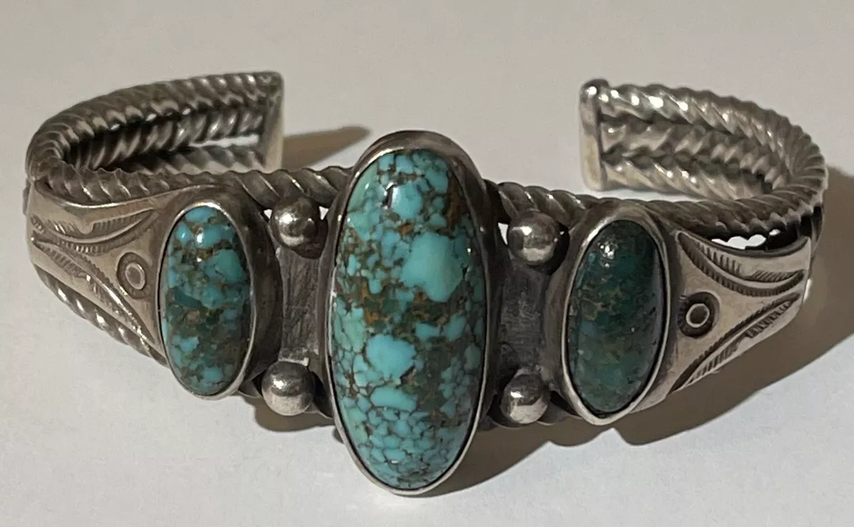 1930s Navajo Ingot Stamped Rope Bracelet | horizontedemontania.com.ar