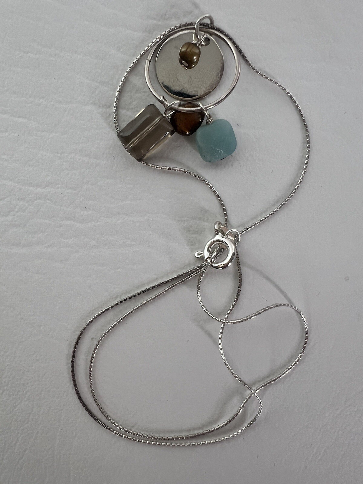 Circular Multicolor Dangle Pendant 925 Sterling S… - image 4