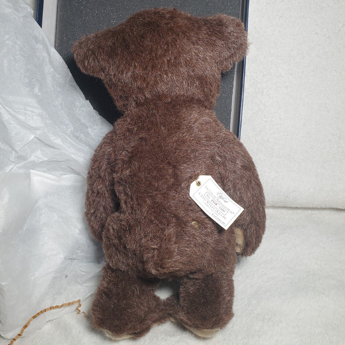 R. John Wright The Clifford Berryman Bear w/Box and COA. Limited