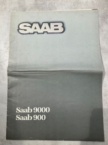 Saab Range UK Market Car Sales Brochure - 1986
