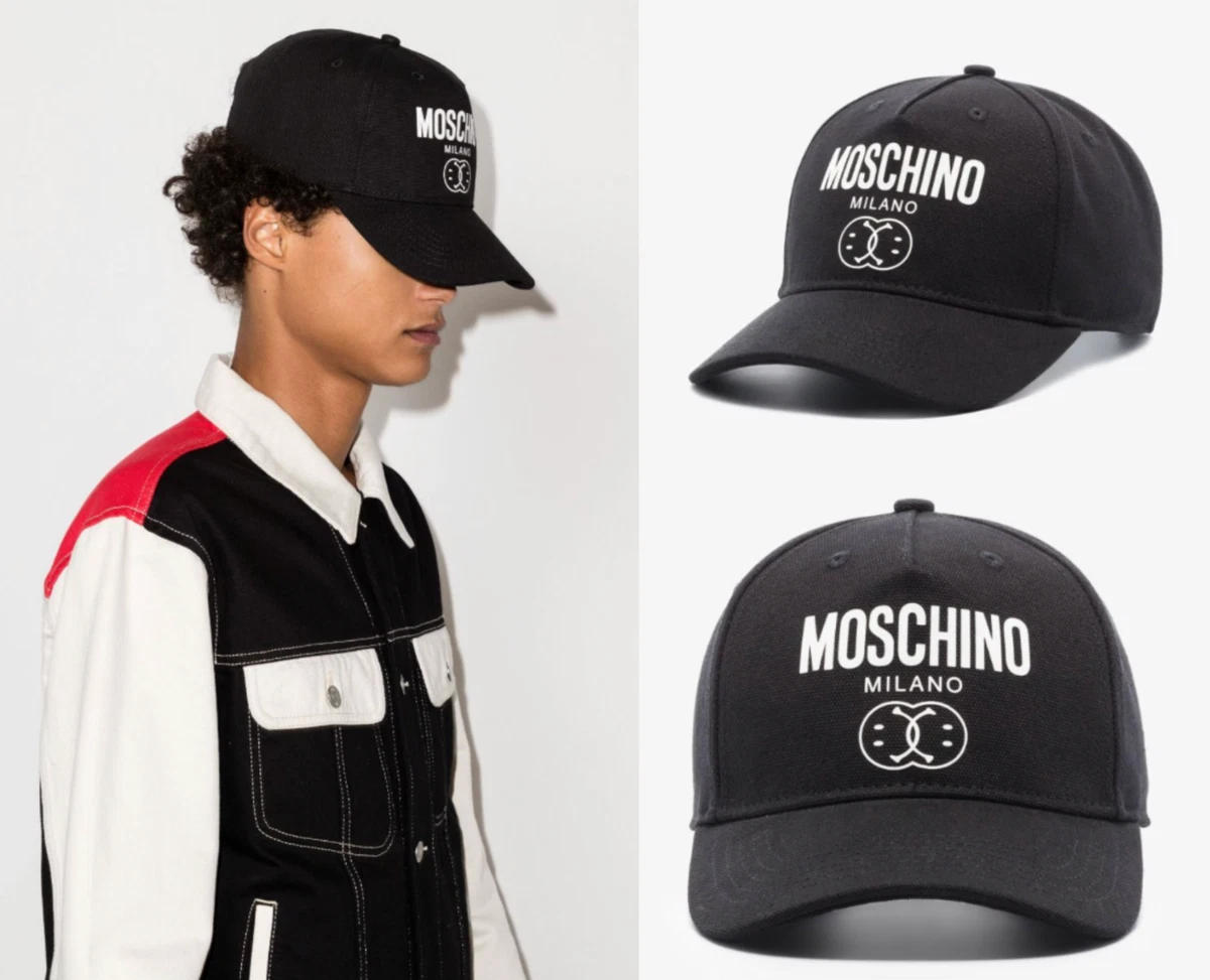 Moschino Black Logo Cap