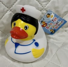 Rubber Duck Nurse 3.5 inch For Bath Tub Toy Pool Jeep NEW With Tag Ducky