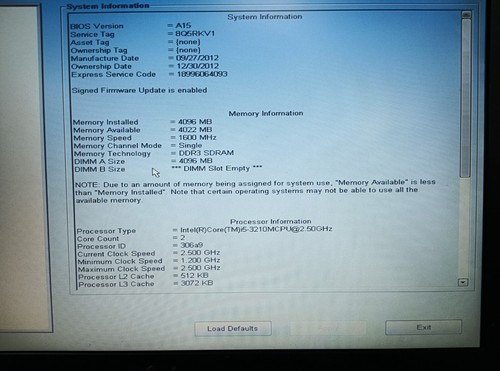Dell Latitude E6430 ATG Placa Base, Full Motherboard LA-7781P+ i5-3210M, 2.50Ghz - Foto 6 di 12