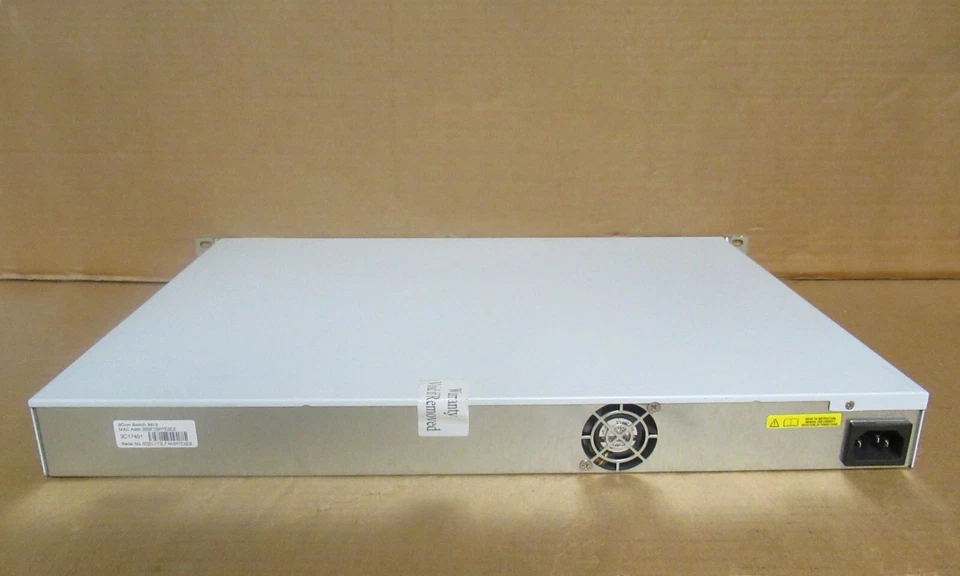 3COM 3C17401 Superstack 3 Switch 3812 12-Port 10/100/1000 With 4 SFP Ports - Image 3 of 4