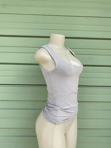 ZARA OFF Beige STRETCH TOP WITH WIDE STRAPS Fitted Sleeveless Size S O3034  | eBay