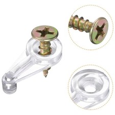 50 jeux de clips de retenue en verre clips en plastique pour panneaux de verre m