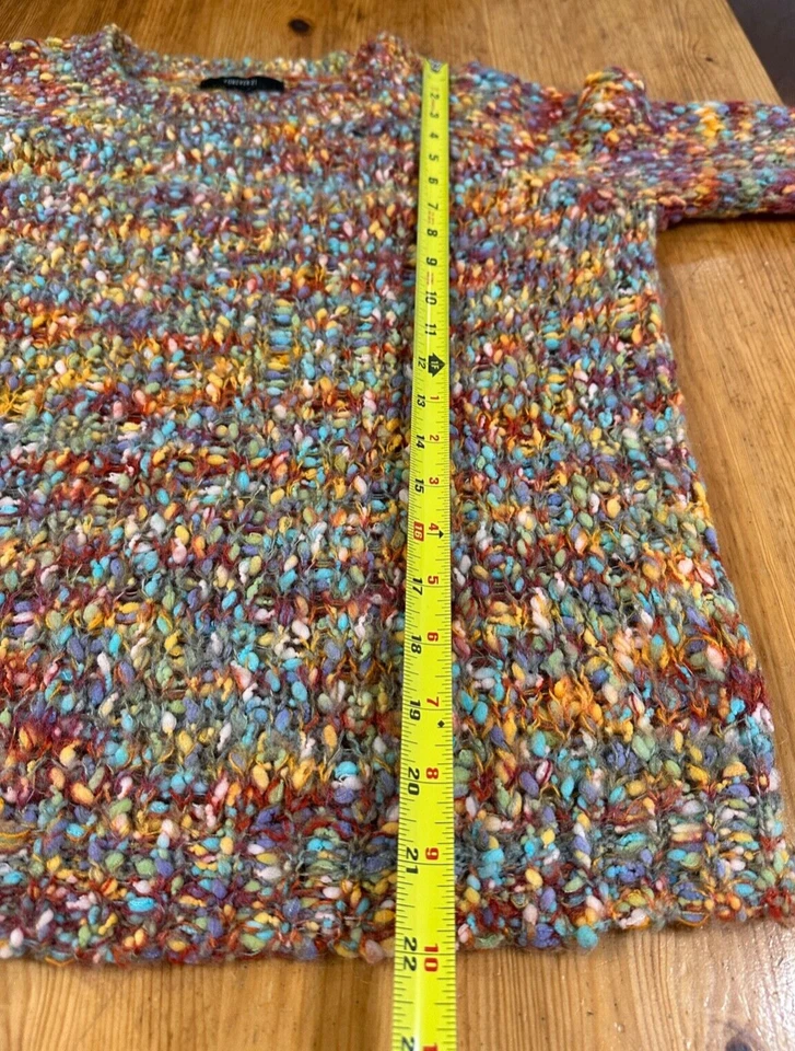 Suéter Forever 21 Mujer Mezcla Mohair Multicolor Talla Pequeña Foto 2 de 4