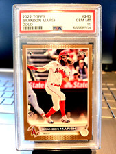 2022 Topps #1280/2022 Brandon Marsh Gold Rookie #243 Gem Mt. 10 
