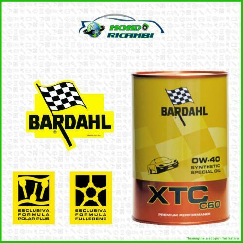 Bardahl XTC C60 0W40 Motoröl 1 Liter – ACEA A3/B4, Für PKW Ohne DPF/FAP