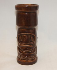 Mr. Moai Tiki Mug Joe Vitale Tiki Tony 2004 Tiki Farm Brown Glaze Ltd # 16/70