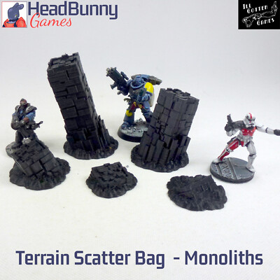 Terrain Scatter Bag - Ancient Monolith -  28mm 32mm Sci-Fi Scatter Fantasy