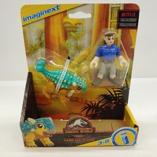Imaginext Jurassic World Camp Cretaceous Ankylosaurus Bumpy  Ben Figures