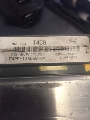 1995 FORD WINDSTAR OEM ENGINE COMPUTER BOX F4PF-12A650-GA