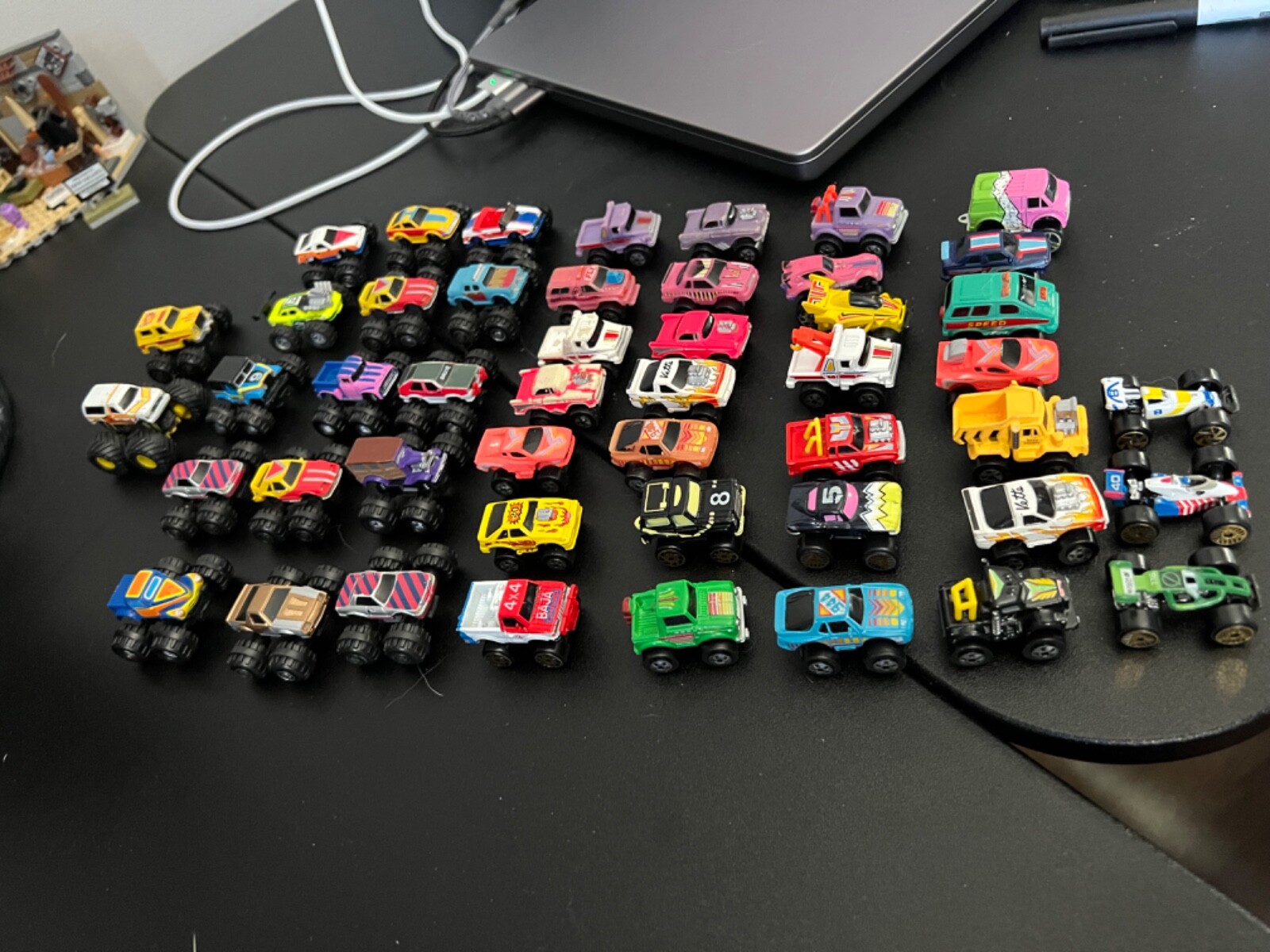 Lot of 48 Vintage Micro Machine & Monster Truck Cars** Micro Machines