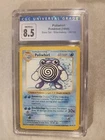 1999 Pokemon Base Set Unlimited POLIWHIRL 38/102 CGC 8.5 NM/Mint+