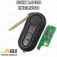 Chiave 🇮🇹 Completa di Chip elettronica per FIAT 500 X L PUNTO EVO PANDA LANCIA