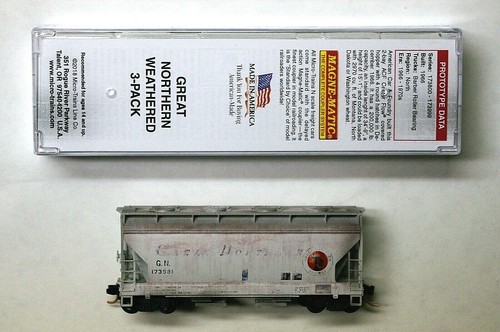 Microtrenes MTL 09252170 Great Northern GN 173981 2 bahías FW desgastados de fábrica   | Zustand: New