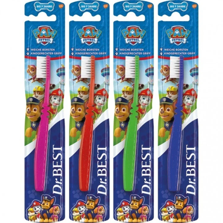 Dr. Best PAW Toothbrush Dr. Best Milk Tooth Up To 7 Years 4 Pack