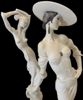 Giuseppe Armani ~My Fair Ladies~ Fascination Hat Lady With Sculpture 18 Figurine