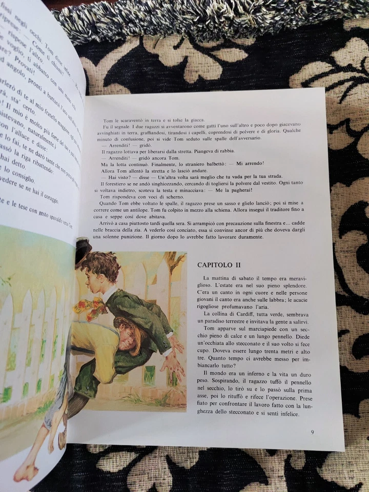 Mark Twain, Tom Sawyer (illustrato), Ed. F.lli Fabbri, 1968 sc159 - Immagine 2 di 3
