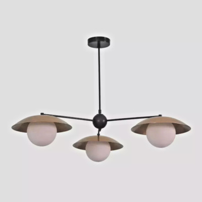 Italian Pendant Light Globe Pendant Chandelier Mid Century Vintage Sputnik Lamp